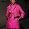 Aanya Jacquard Floral Blazer