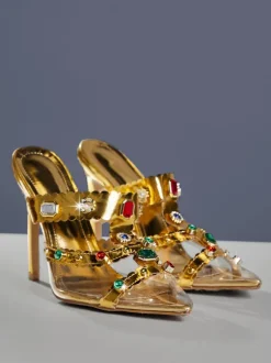 Adamma Rhinestone Sandals