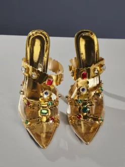Adamma Rhinestone Sandals