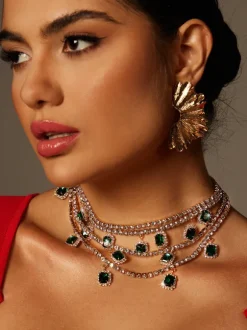 Ahsoka Crystal Fringe Necklace