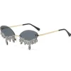 Airlie Teardrop Crystal Sunglasses