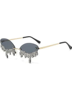 Airlie Teardrop Crystal Sunglasses