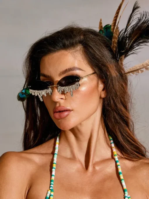 Airlie Teardrop Crystal Sunglasses
