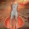 Aithley Chain Fringe Chainmail Dress