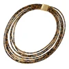 Akantha Multi Layered Leopard Necklace