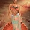 Alake Halterneck Gemstone Beaded Bralette