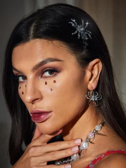 Alcina Crystal Spider Barrettes