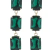 Alcott Crystal Gem Drap Earrings