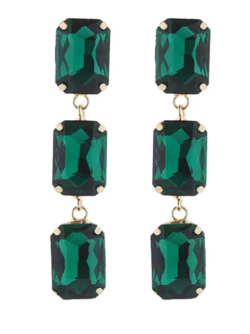 Alcott Crystal Gem Drap Earrings