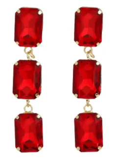 Alcott Crystal Gem Drap Earrings