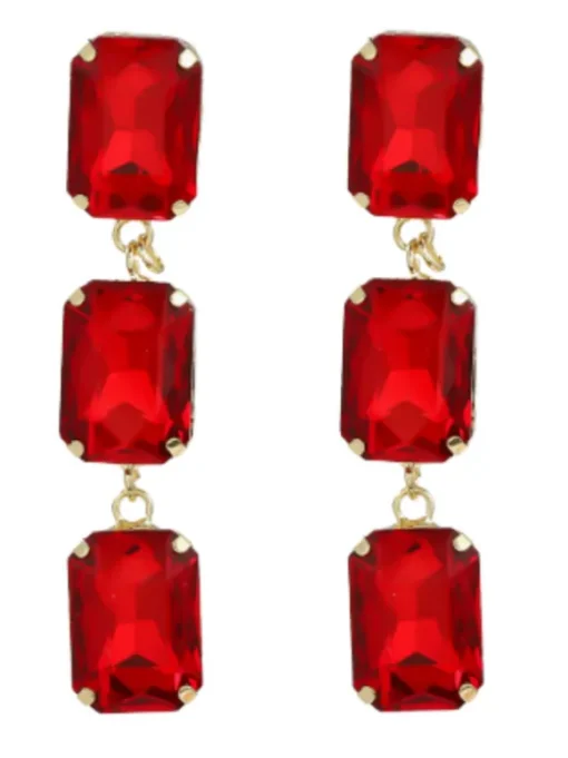Alcott Crystal Gem Drap Earrings