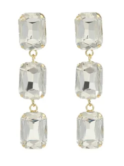 Alcott Crystal Gem Drap Earrings