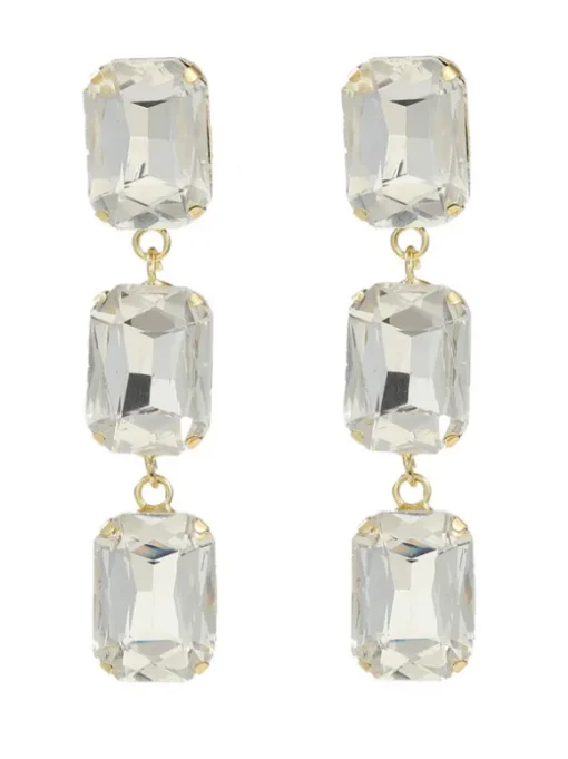 Alcott Crystal Gem Drap Earrings