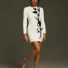 Atici Sequin Flower Mini Dress