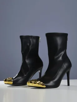 Balto Metallic Toe Boots