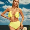 Beril Flower Bikini Two Piece Set
