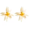 Bexiron Rhinestone Flower Earrings