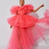 Bibi Plunge Cutout Tulle Dress