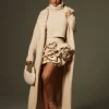 Blamey Ruched Flower Knitted Skirt Set