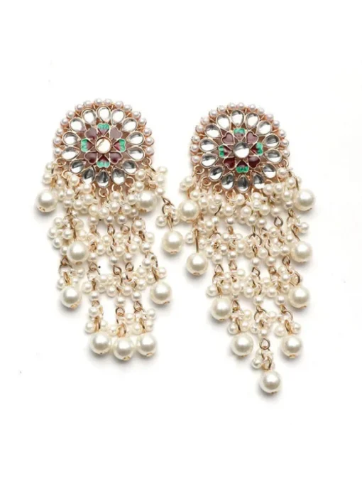 Brioni Pearl Fringe Earrings