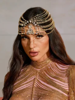 Buber Multi Layered Crystal Headband
