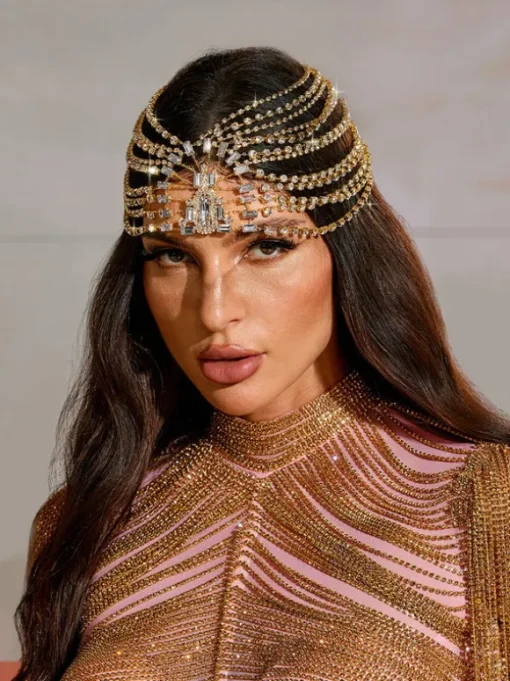 Buber Multi Layered Crystal Headband