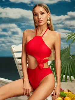 Calliroe Cutout One Piece Swimsuit