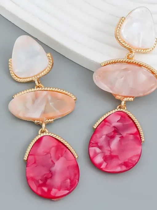 Camber Multi Layers Acrylic Earrings