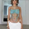 Conrad Gemstone Beaded Bralette