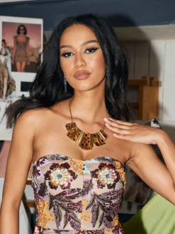 Cyrus Gold Leopard Necklace