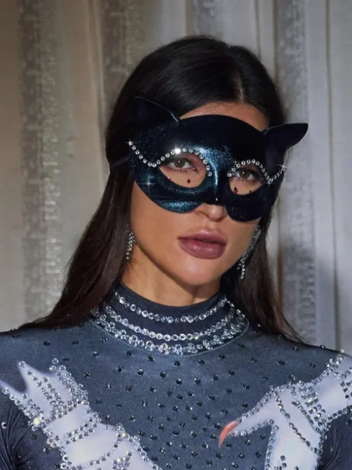 Devika Crystal Cat Mask