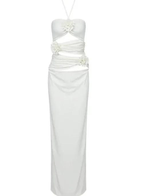 Dorcas Halterneck Cutout Midi Dress