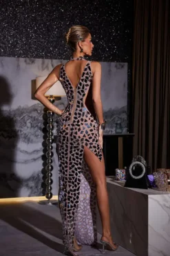 Eithan Embellished Cutout Maxi Dress