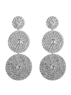 Elina Layered Round Diamond Earrings