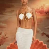 Elowynn Halterneck Shell Armor Top