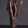 Enabarri Leopard Satin Pants