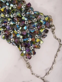Erica Multi Crystal Cutout Bag