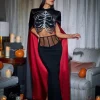 Esther Cape Skirt Three Piece Set