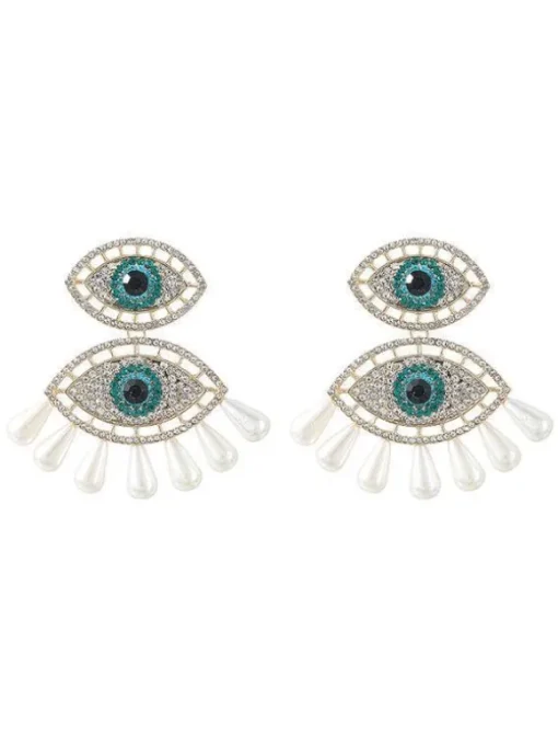 Eye Pearls Earrings