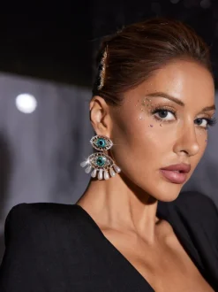 Eye Pearls Earrings