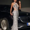 Farasha Sequin Maxi Dress