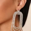 Geneva Diamante Arch Earrings