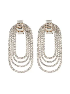 Geneva Diamante Arch Earrings