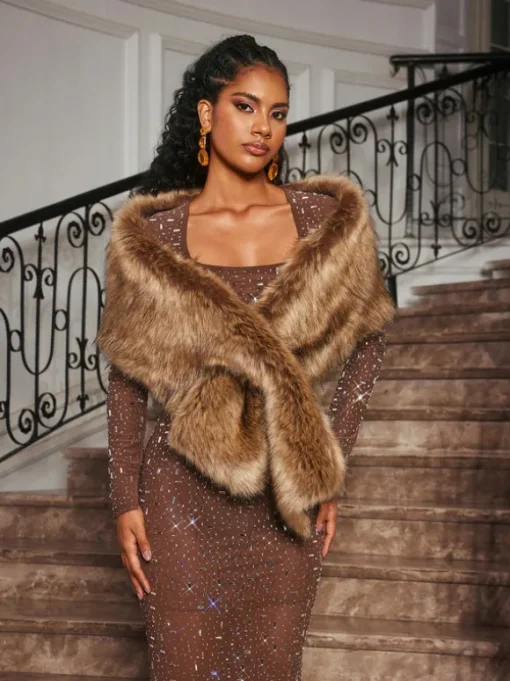 Günther Faux Fur Wrap
