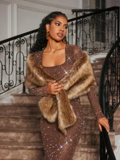 Günther Faux Fur Wrap