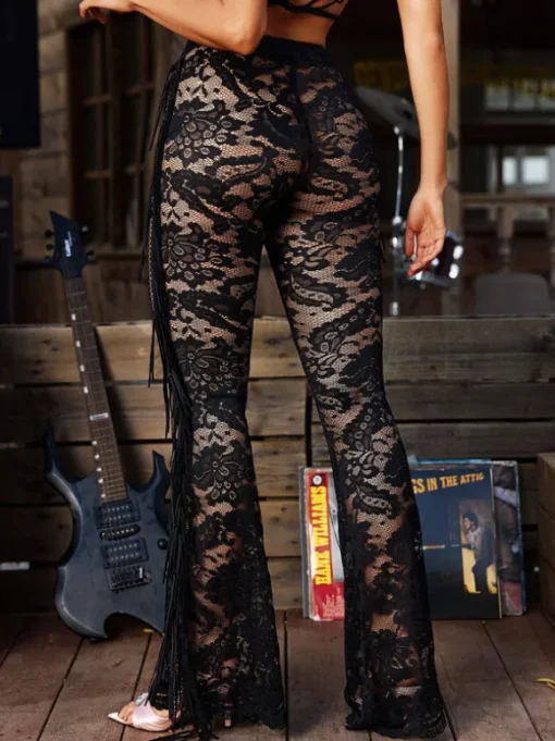Hayli See Through Lace Pants