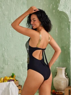 Hezekiah Twisted Swimwear Two Piece Set