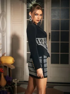 Igor Long Sleeve Embellished Blazer