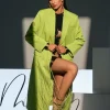 Inigo Crystal Fringe Blazer Coat