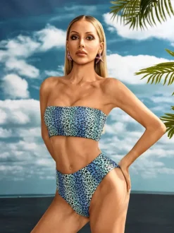 Ivoryx Leopard Bikini Two Piece Set